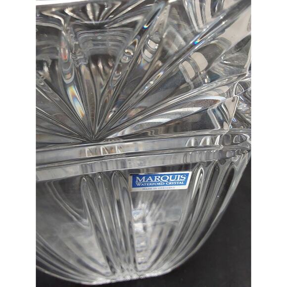 Waterford Crystal Large Vase Odssey pattern discontinued New with Stickers - Picture 3 of 6